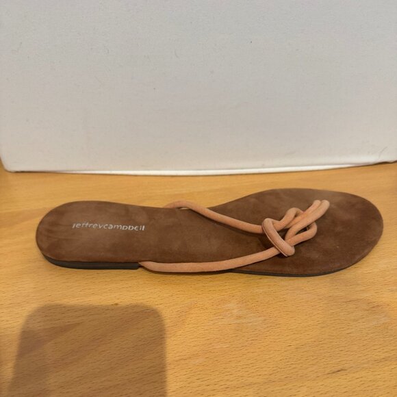 Jeffrey Campbell Malia Infinity Knot Sandal - 9 - Blush Suede - Picture 3 of 4